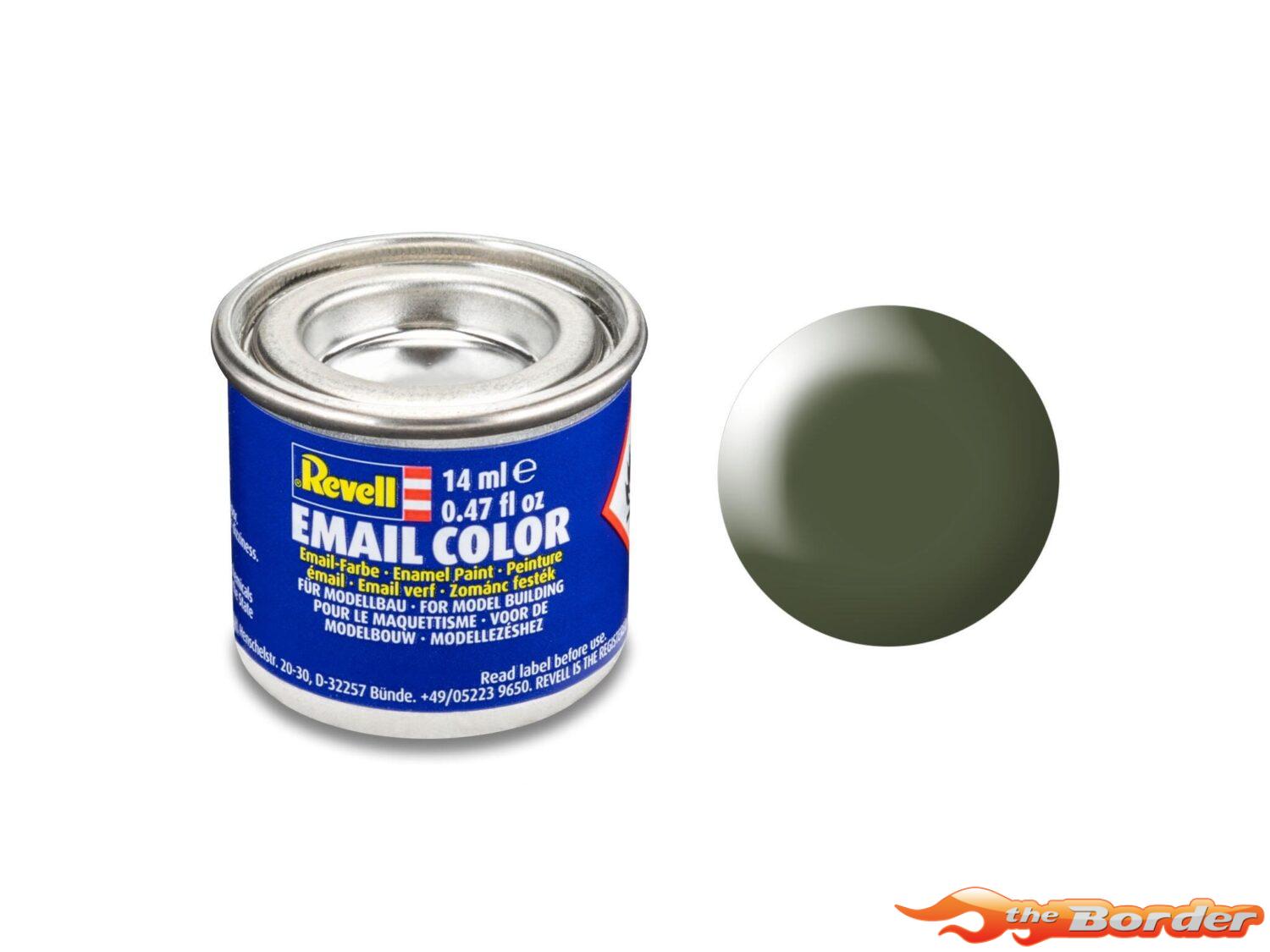 Revell #361 US Light Green Zijde Mat RAL 6003 Enamel Paint 14ml 32361