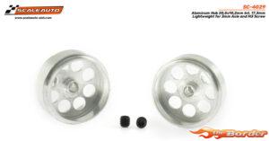 ScaleAuto Alum.Wheel 20,5x10,2mm Light Weight for 3mm Axle SC-4029