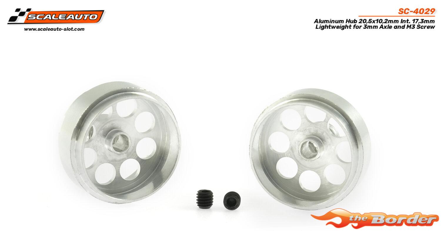 ScaleAuto Alum.Wheel 20,5x10,2mm Light Weight for 3mm Axle SC-4029