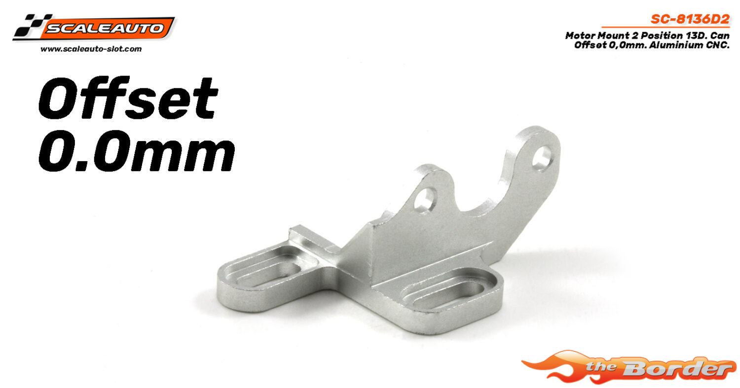 ScaleAuto Alum. Motor mount 13D Can 0.mm Offset SC-8136D2