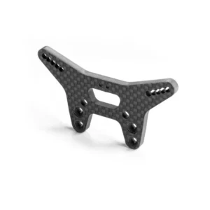 XRAY XB2 Wider Carbon Shock Tower for Bridge Upper Deck - 2 Dots - Front 322093