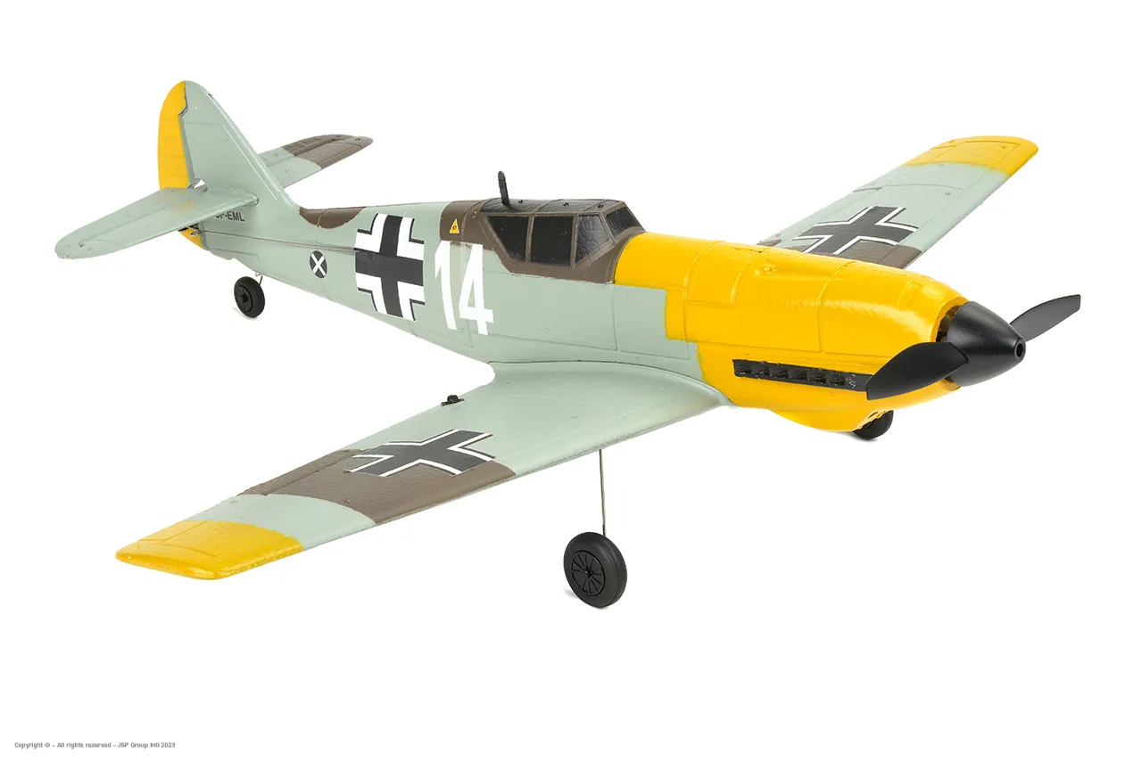 EZ-Wings Mini BF-109 Messerschmitt - RTF - 450mm - 1+1 Li-Po Battery EZ-032 - Afbeelding 4