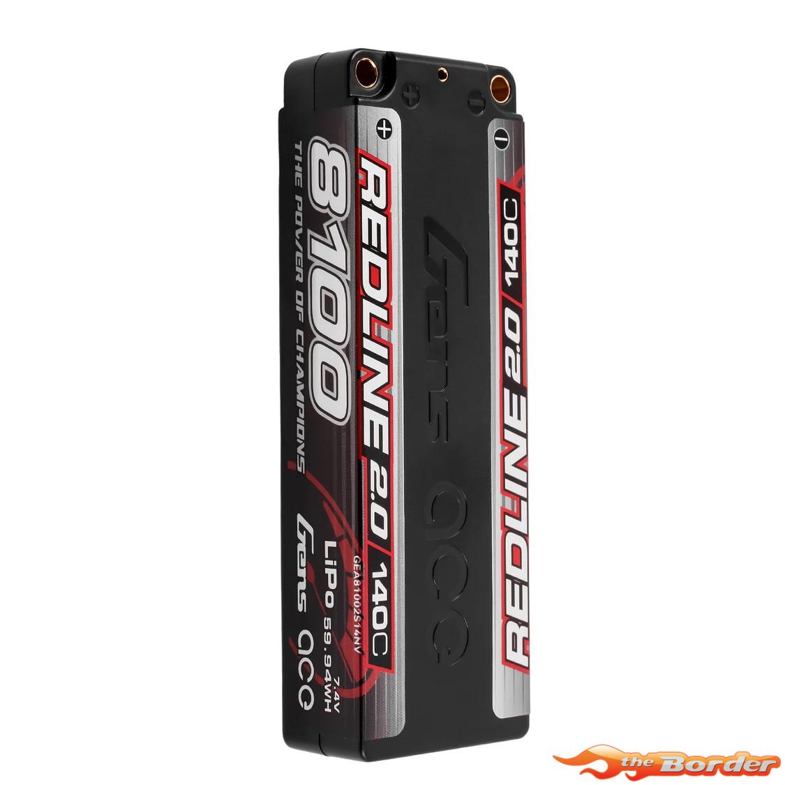 GensAce Redline 2.0 2S 7.4V 8100mAh 140C 81002S14NV - Afbeelding 6