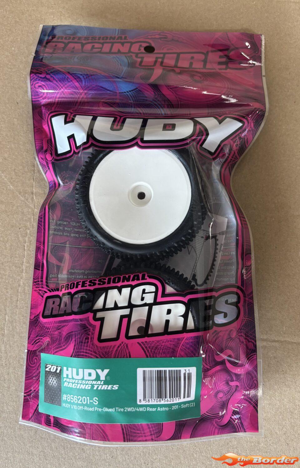 Hudy 110 Off-Road Tire 2WD4WD Rear Dirt Preglued - 201 - Soft (2) 856201-S