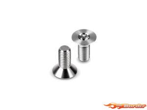 Hudy Titanium Flat Head Screw M3x14 (4) 903314-T