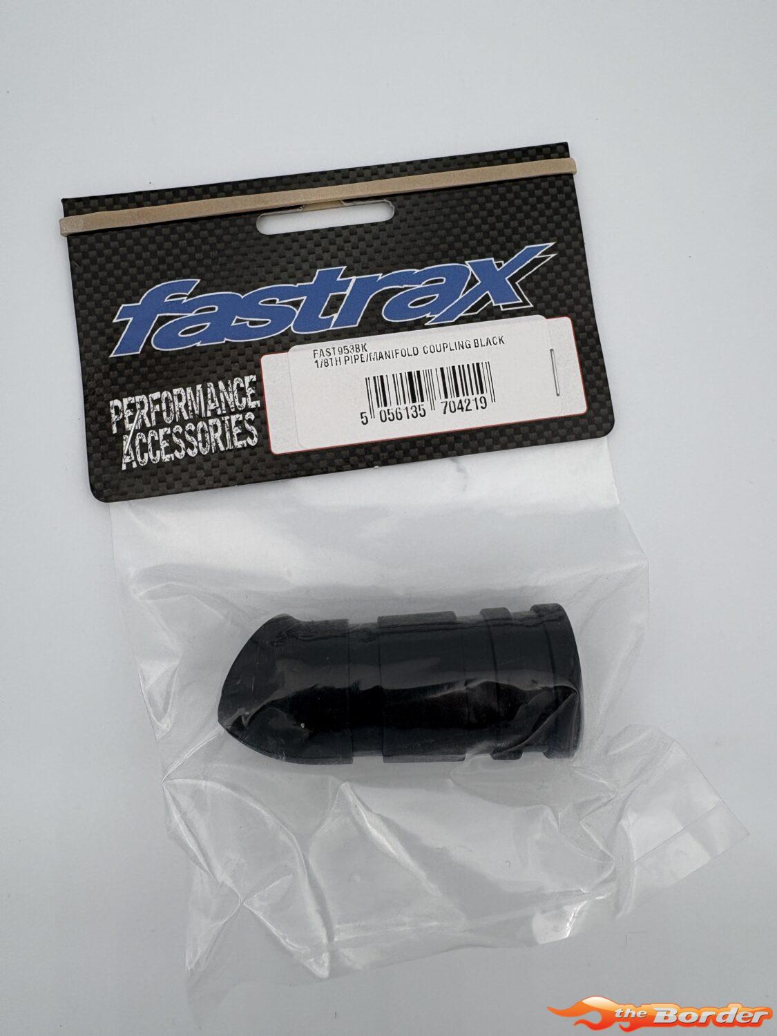 Fastrax 1/8 Silicone Black Manifold Coupler FAST953BK