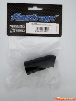 Fastrax 1/10 Silicone Black Manifold Coupler FAST952BK