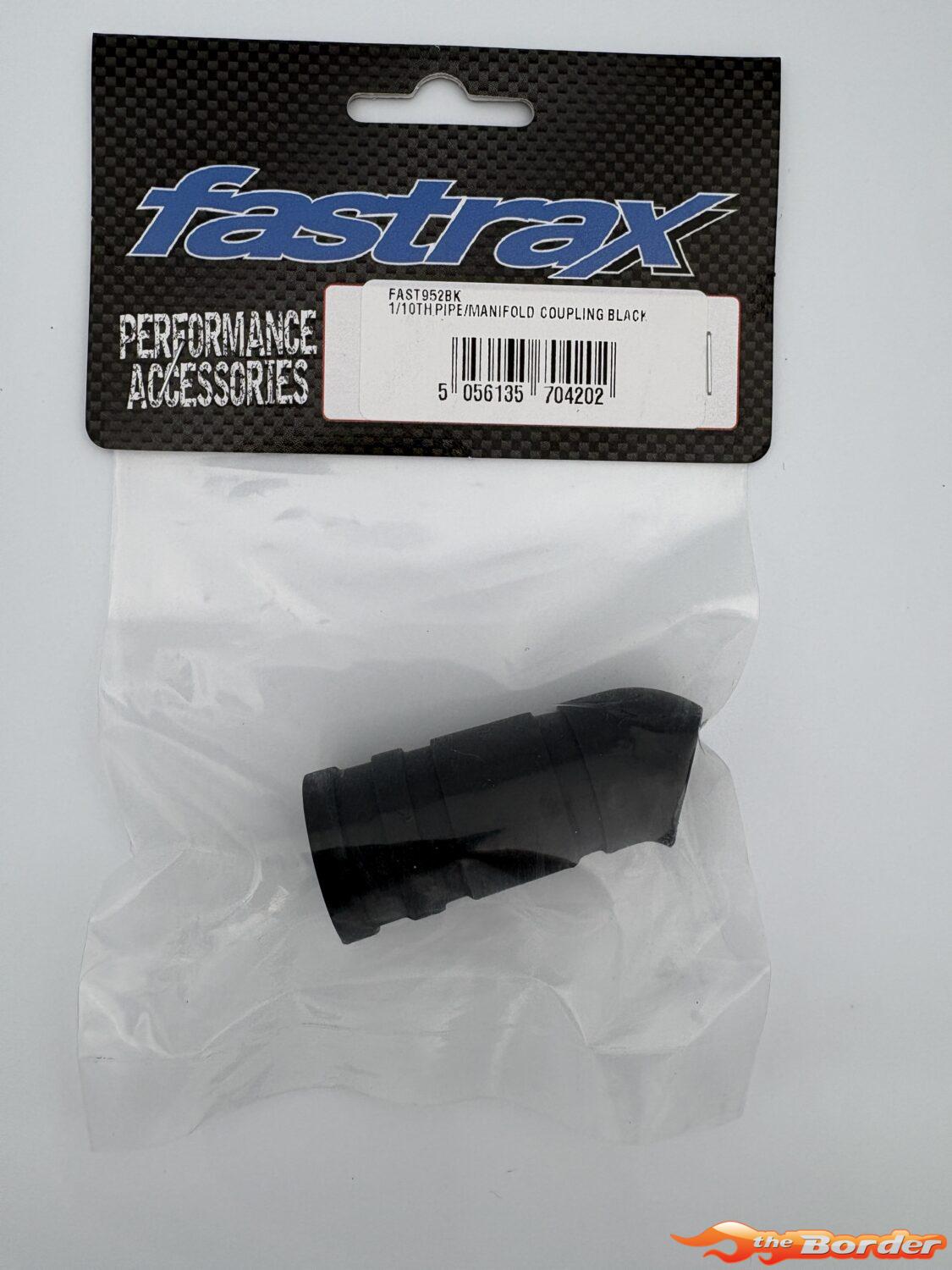 Fastrax 1/10 Silicone Black Manifold Coupler FAST952BK