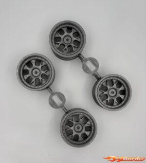 Tamiya Wheels 4 pcs. BBS Grey (4pcs.) +2 Off-set 58407
