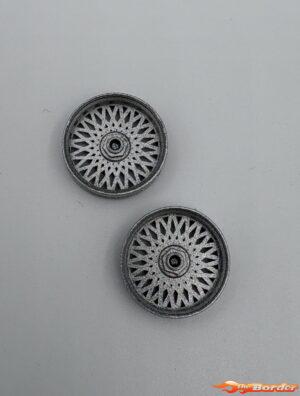 BRP Wheel Insert (2) for 1/24 BMW M1 Wheel Silver BRP10