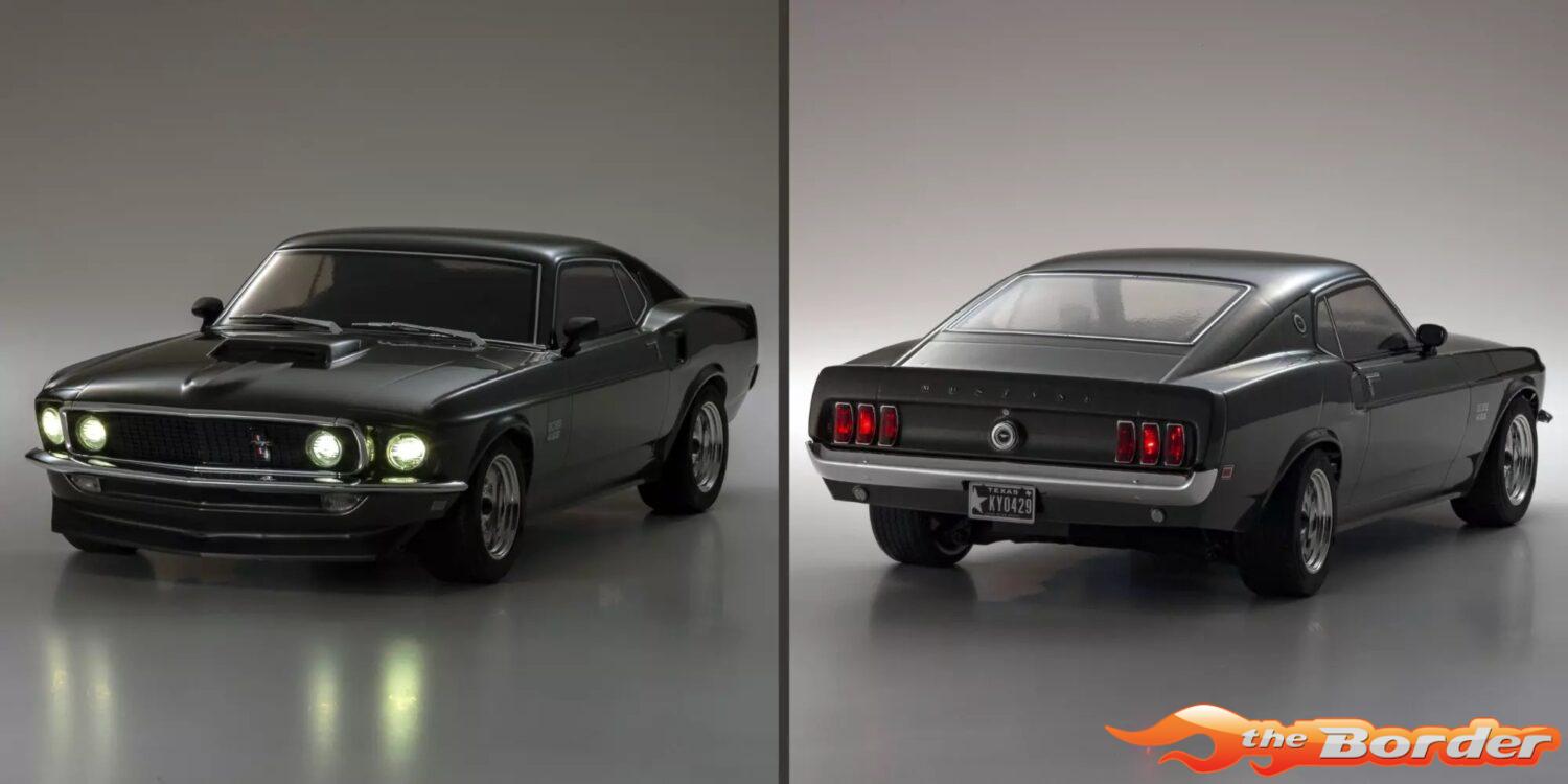 Kyosho 1/10 RTR 4WD Fazer FZ02 (L) Ford Mustang Boss 429 Black (inc. Accu & Lader) 34437T1B - Afbeelding 9
