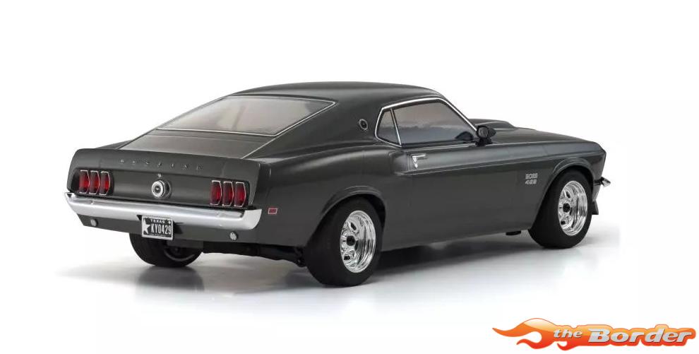 Kyosho 1/10 RTR 4WD Fazer FZ02 (L) Ford Mustang Boss 429 Black (inc. Accu & Lader) 34437T1B - Afbeelding 4
