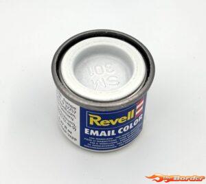 Revell #301 Wit Zijdemat RAL9010 Enamel Paint 14ml 32301