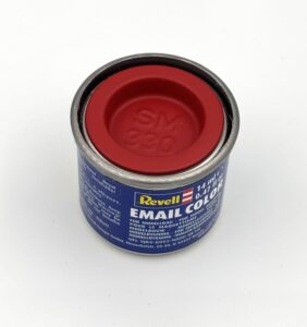 Revell #330 Vuurrood Zijdemat RAL3000 Enamel Paint 14ml 32330