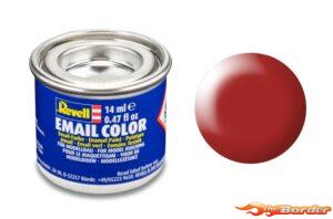 Revell #330 Vuurrood Zijdemat RAL3000 Enamel Paint 14ml 32330