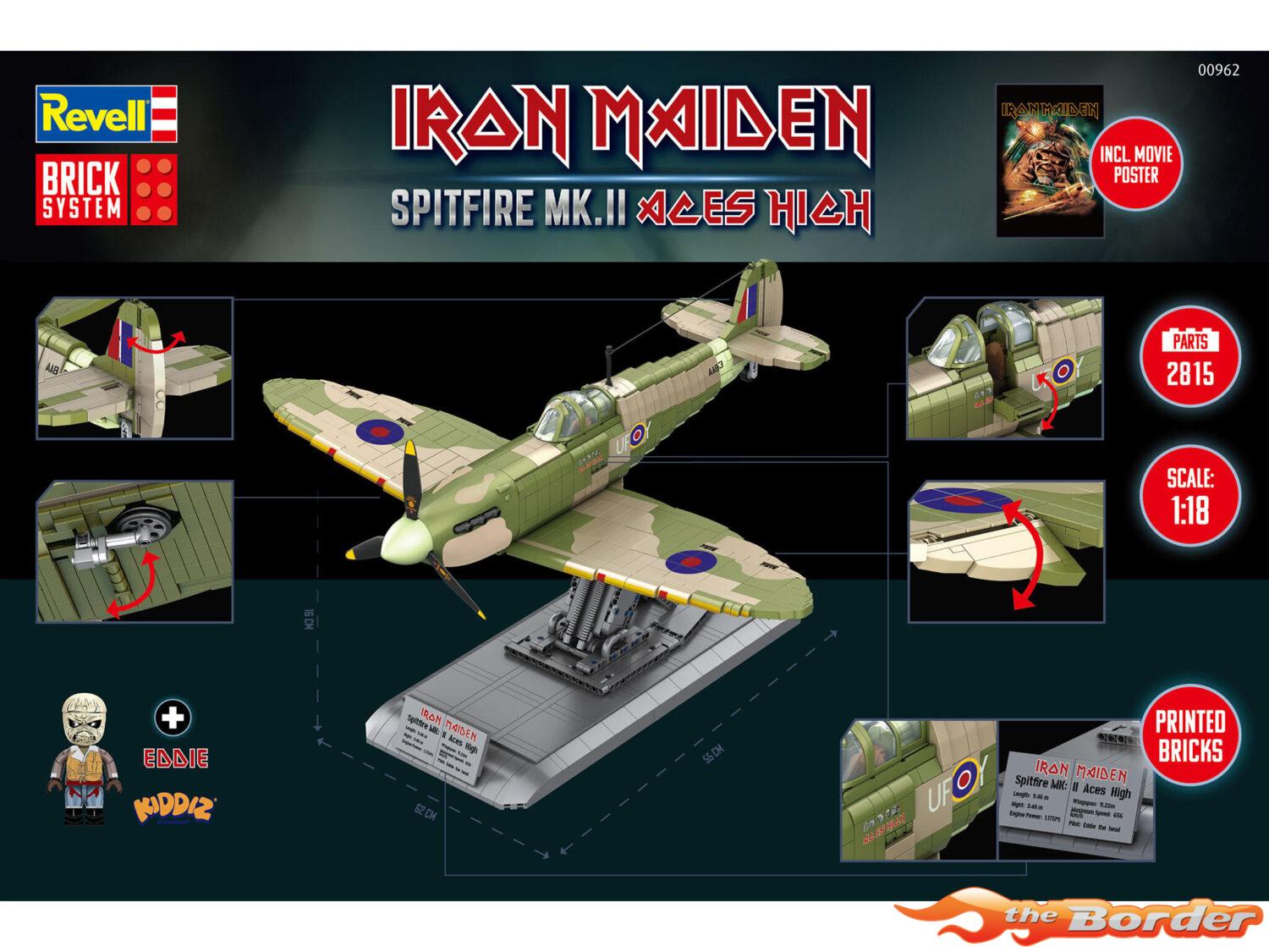 Revell Iron Maiden Spitfire MK.II Aces High - Brick System Bouwstenenset 00962 - Afbeelding 9