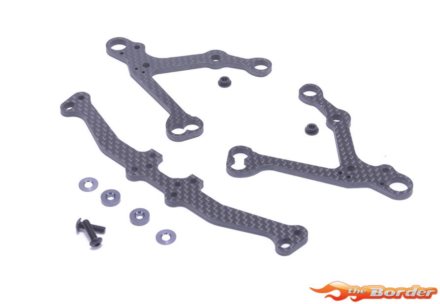 Schumacher Carbon Fiber Inboard Toe Option Set - Mi10 U9519