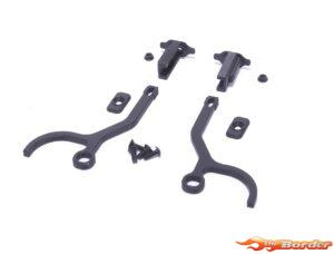 Schumacher Rear Body Mount System - Avalon Type (2) - Mi10 U9566