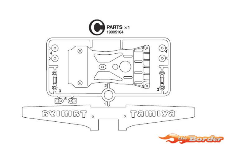 Tamiya C-Parts Bumper 19005164