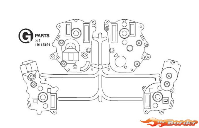 Tamiya G-Parts Gearbox 19115191