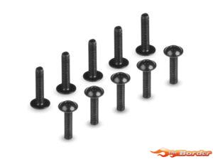 XRAY Hex Screw Flanged SH M3x14 (10) 911314