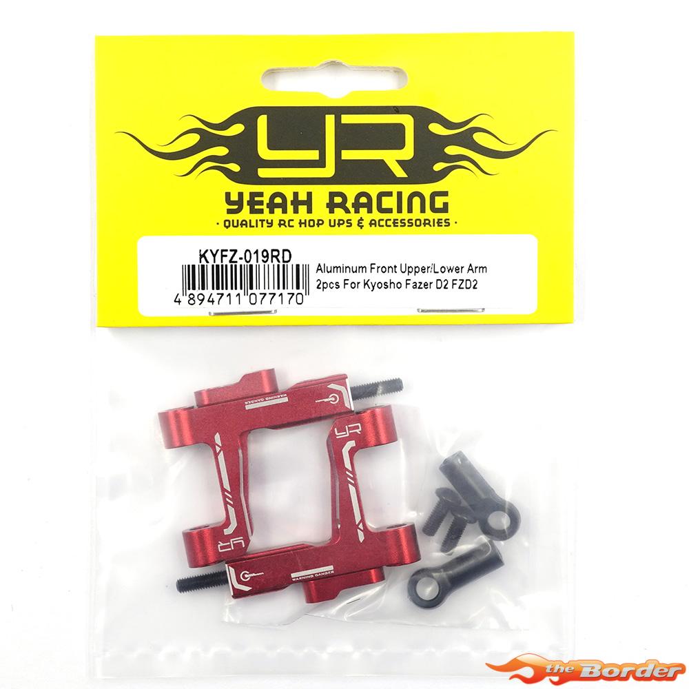 Yeah Racing Alu Front Upper/Lower Arm for Kyosho Fazer FZD2 (2pcs) KYFZ-019RD - Afbeelding 3