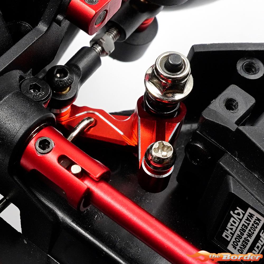 Yeah Racing Alu Steering Arm Set for Kyosho Fazer FZD2 KYFZ-015RD - Afbeelding 4