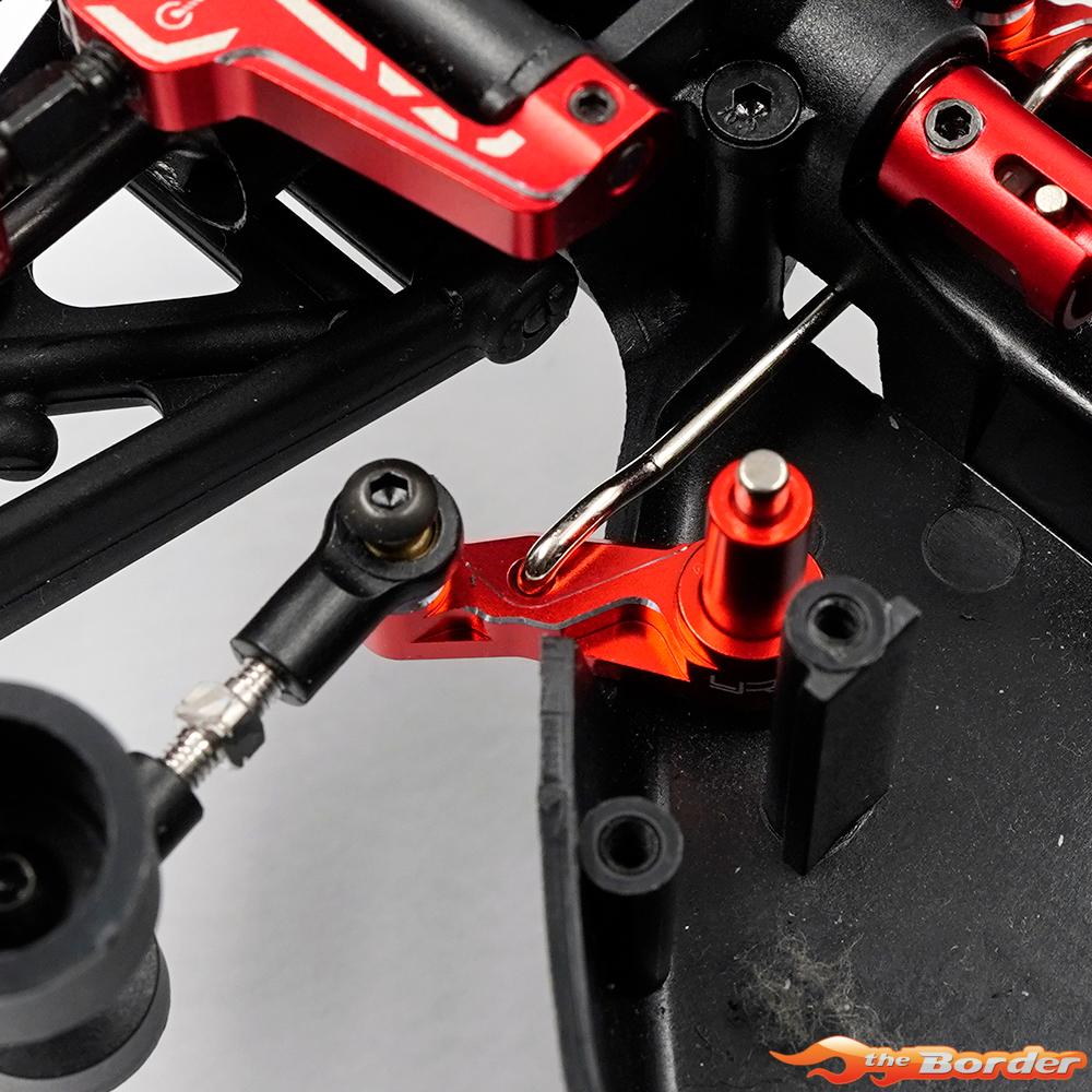 Yeah Racing Alu Steering Arm Set for Kyosho Fazer FZD2 KYFZ-015RD - Afbeelding 5