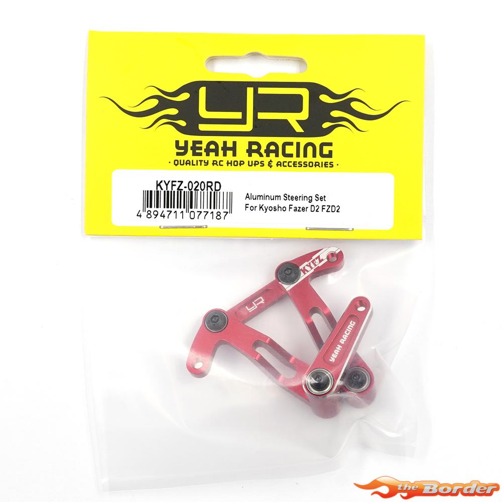Yeah Racing Alu Steering Set for Kyosho Fazer FZD2 KYFZ-020RD - Afbeelding 4