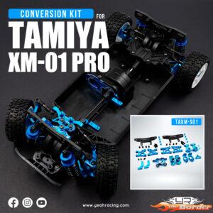 Yeah Racing Aluminium Essential Conversion Kit for Tamiya XM-01 TAXM-S01BU