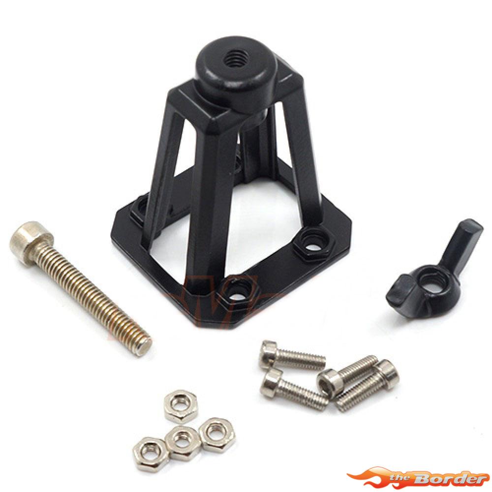 Yeah Racing Steel Spare Tire Carrier for 1/10 Crawler YA-0457BK
