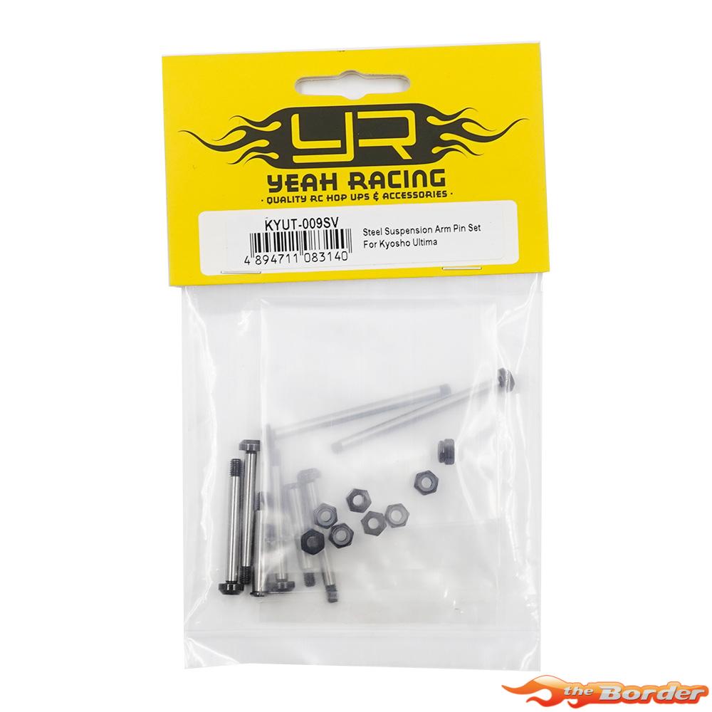 Yeah Racing Steel Suspension Arm Pin Set for Kyosho Ultima KYUT-009SV - Afbeelding 3
