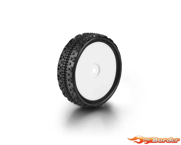 Hudy 1/10 Off-Road Pre-Glued Tire 2WD Front Astro (2) Medium 101A 852201-M
