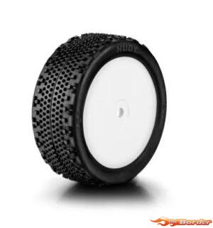 Hudy 1/10 Off-Road Pre-Glued Tire 4WD Front Astro (2) Medium 101A 854201-M