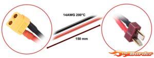 Absima Adapter XT60 naar Deans 3040050