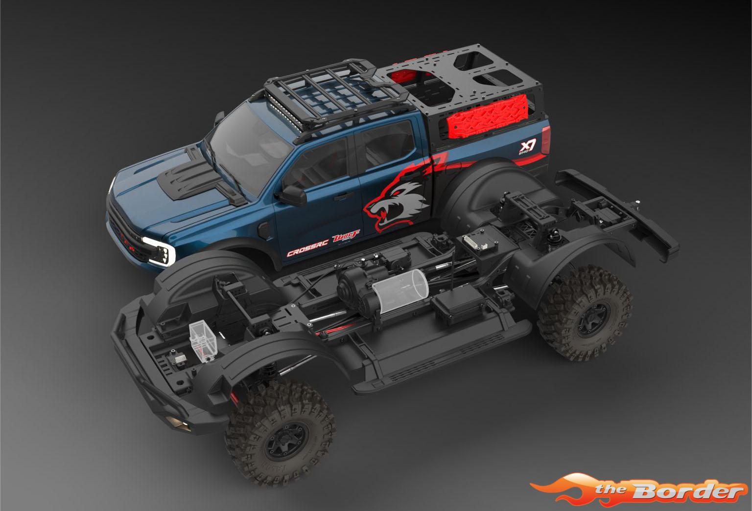 CrossRC Crawling RTR EMO X7 Brushless Silver 1/8 90100272 - Afbeelding 8