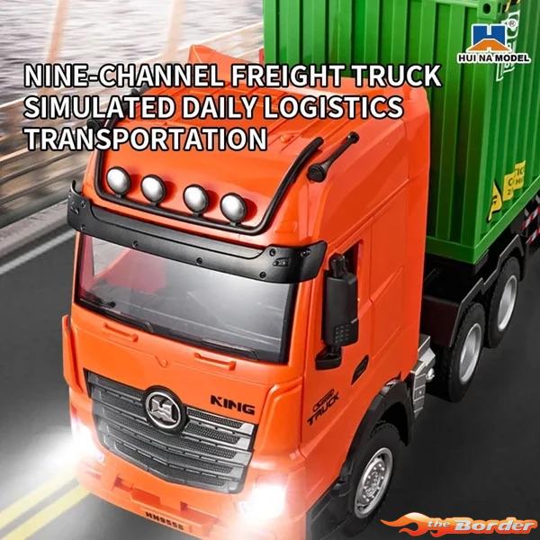 Huina RC Vrachtwagen met Trailer en Container 1/18 RTR CY1317 - Afbeelding 4