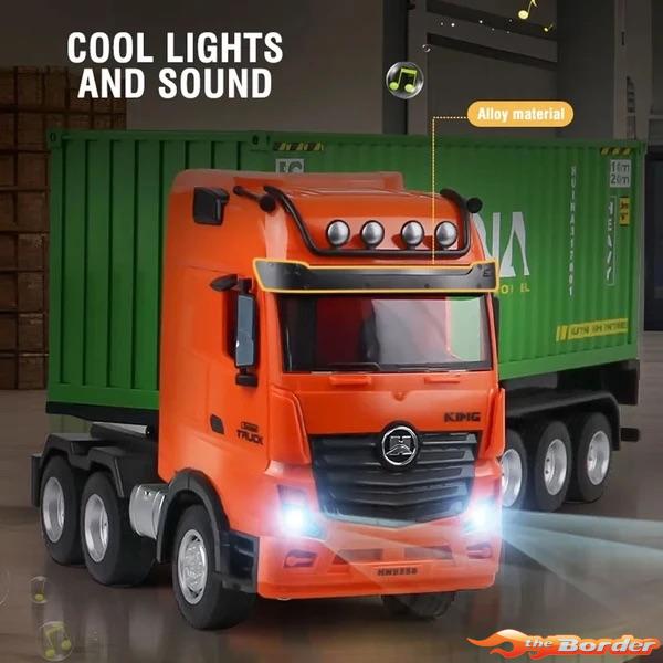 Huina RC Vrachtwagen met Trailer en Container 1/18 RTR CY1317 - Afbeelding 6