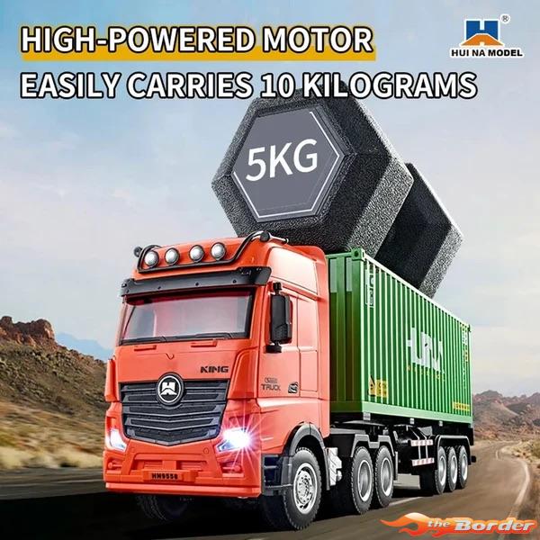 Huina RC Vrachtwagen met Trailer en Container 1/18 RTR CY1317 - Afbeelding 7