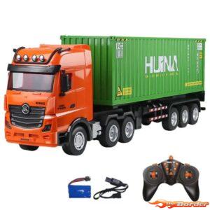 Huina RC Vrachtwagen met Trailer en Container 1/18 RTR CY1317