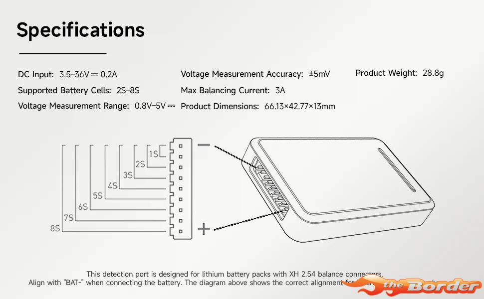 ISDT BL8 Smart Battery LiPo Checker & Balancer (2S-8S)