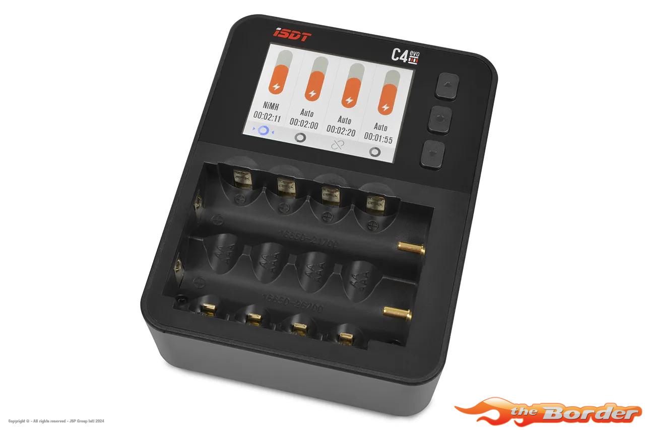 ISDT C4 Evo Smart Charger voor AA/AAA/18650