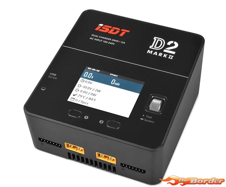 ISDT D-2 MK2 AC Duo Charger (2x 200W) Duo Lader D2-MK2