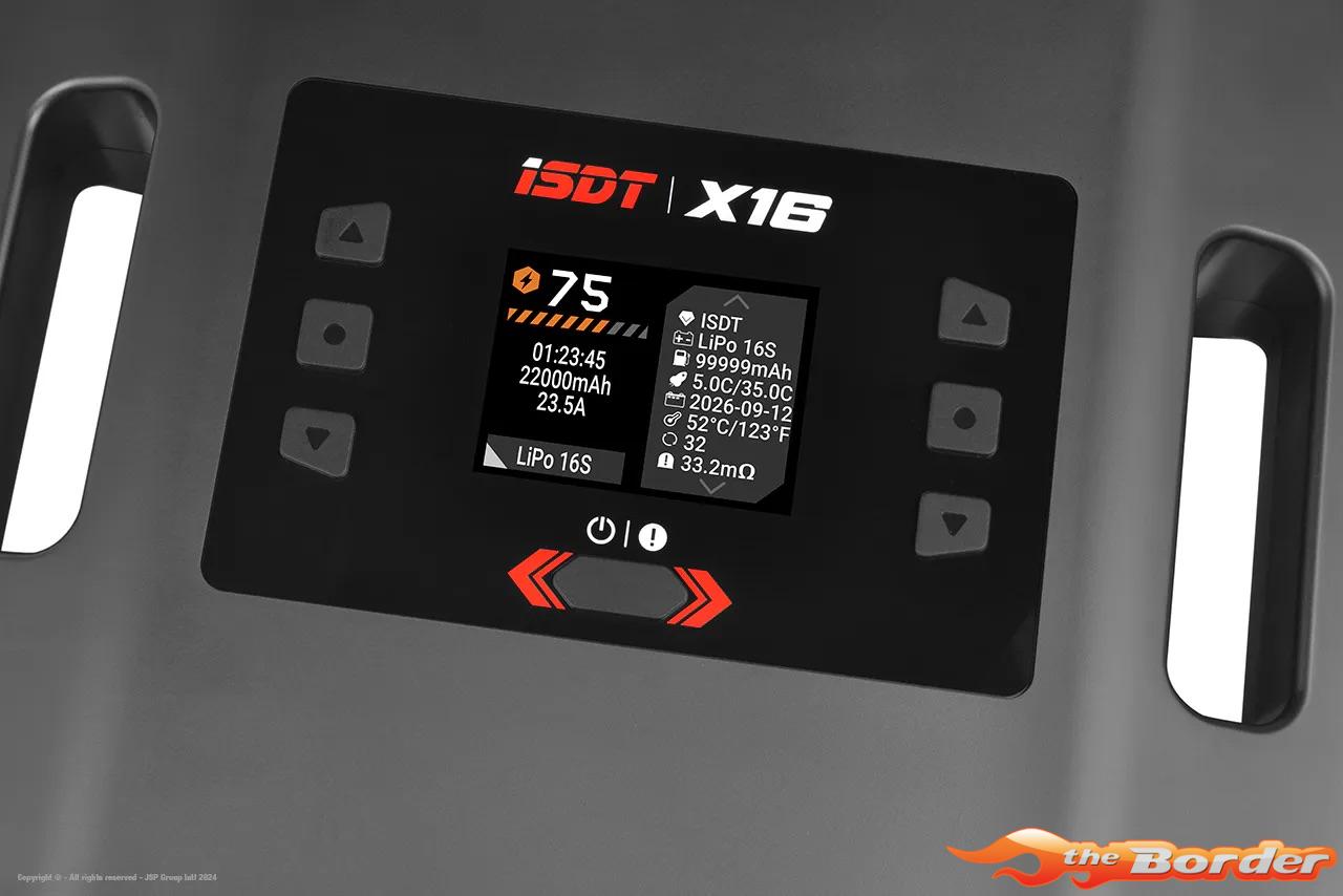 ISDT X16 AC Duo Charger (2-16S x2) 1100W x2 - Afbeelding 3
