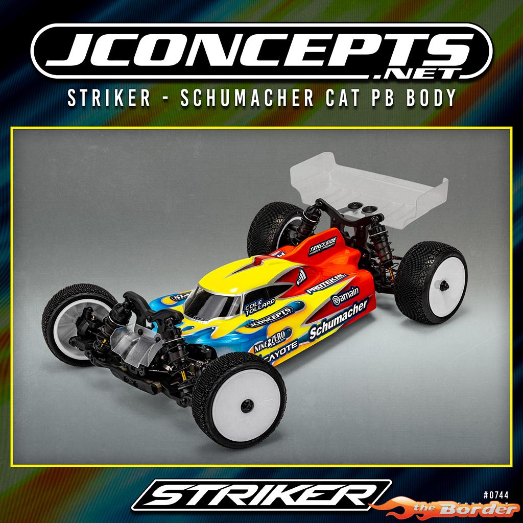 JConcepts Striker CAT PB Body w/Carpet/Turf/Dirt Wing JC0744 - Afbeelding 4