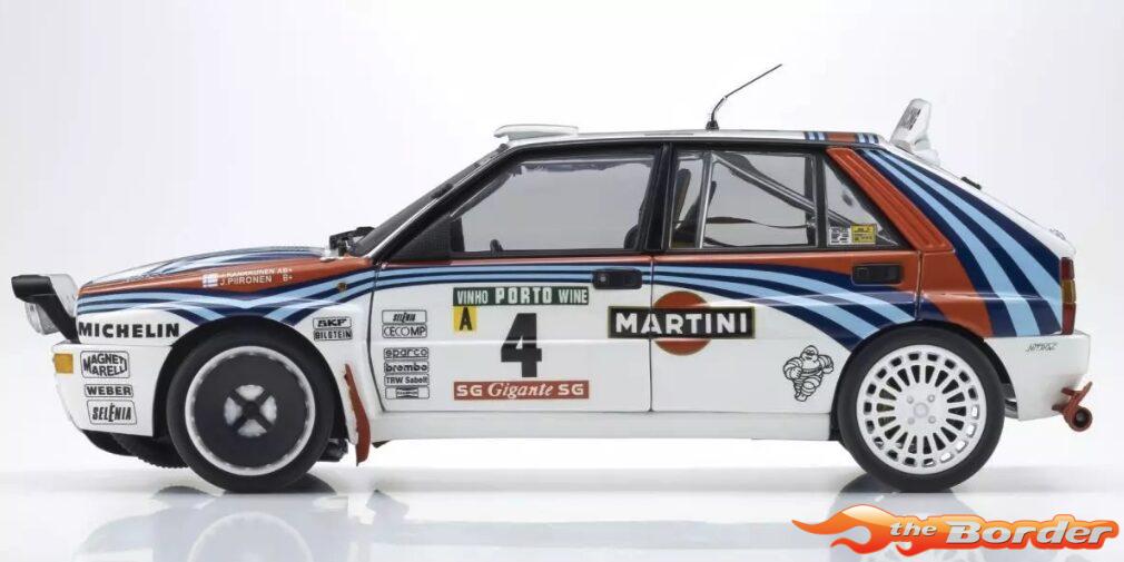 Kyosho 1/18 Lancia Delta Integrale Evo Portugal 1992 Nr.4 08348K - Afbeelding 2
