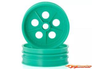 Kyosho Front Wheel Tomahawk 85 (2) Green 2.0 Inches SCH007G