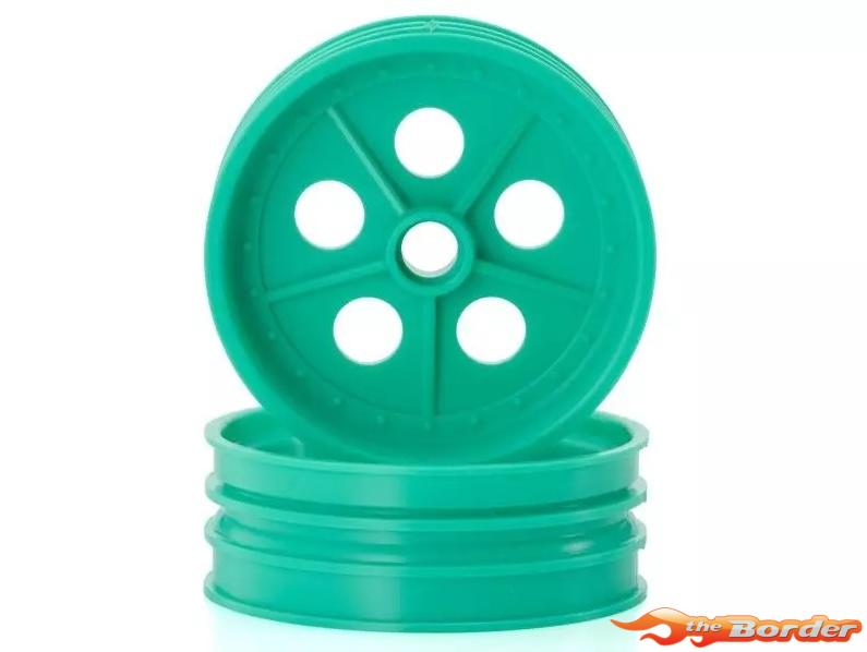 Kyosho Front Wheel Tomahawk 85 (2) Green 2.0 Inches SCH007G