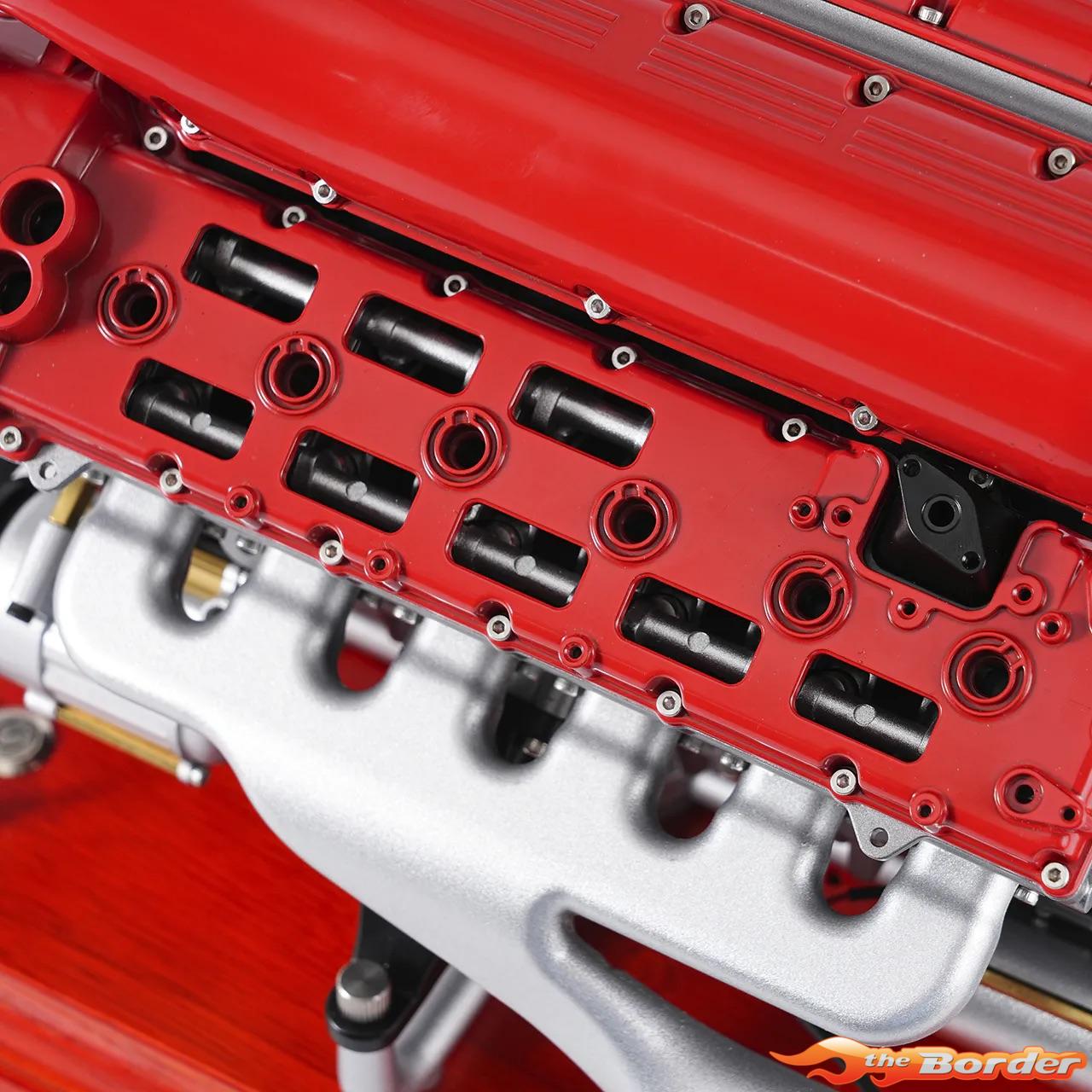 Teching DM108 V12 Engine Model Kit (Aluminium / Stainless Steel) TG-DM108 - Afbeelding 12