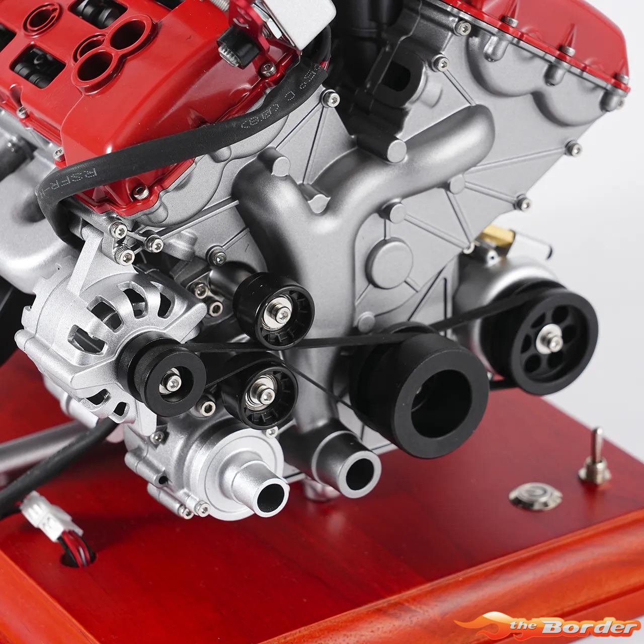 Teching DM108 V12 Engine Model Kit (Aluminium / Stainless Steel) TG-DM108 - Afbeelding 10